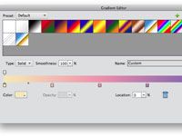 Comment personnaliser et modifier gradient dans photoshop elements 11