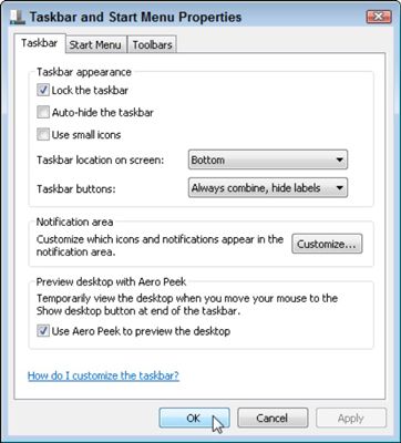 Photographie - Comment personnaliser les tâches de Windows 7