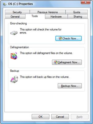 Photographie - Comment défragmenter un disque dur sur un PC Windows Vista