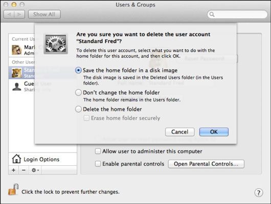 Photographie - Comment supprimer des comptes utilisateurs sur votre MacBook