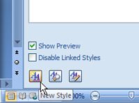 Comment désigner le style à suivre dans votre document Word 2007