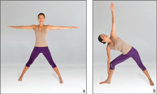 Comment faire le triangle (utthita trikonasana) posture de yoga