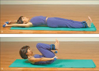 Photographie - Comment faire l'exercice de yoga-avec-poids perle