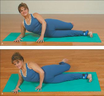 Photographie - Comment faire l'arc de côté l'exercice de yoga-avec-poids