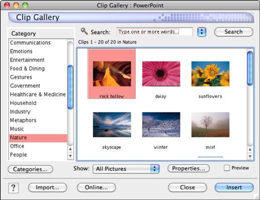 Photographie - Comment télécharger un nouveau clip art avec Office 2011 pour Mac
