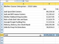 Comment faire glisser et déposer des données dans Excel 2010