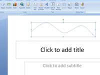 Comment dessiner une ligne courbe sur votre diapositive PowerPoint 2007