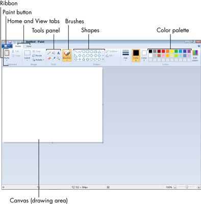 Photographie - Comment dessiner une image dans la peinture pour Windows 7