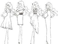 Comment dessiner des robes magnifiques de la mode