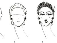 Comment dessiner des coiffures différentes sur les chiffres de la mode féminine