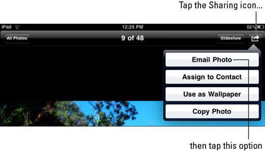 Photographie - Photos Comment e-mail de votre iPad
