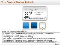 Photographie - Comment intégrer la météo dans votre site web