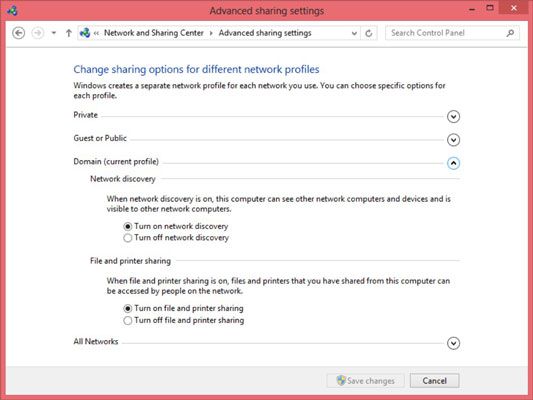 Photographie - Comment faire pour activer partage de fichiers et d'imprimante (Windows 7 et 8)