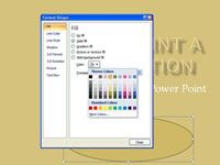 Comment remplir une forme PowerPoint 2007 avec la couleur