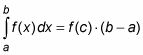 Photographie - Comment trouver la valeur moyenne d'une fonction avec le théorème de la valeur moyenne pour les intégrales