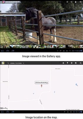 Photographie - Comment trouver l'emplacement d'une image de Galaxy Tab