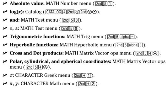 Photographie - Comment trouver des fonctions mathématiques plus élevées sur la calculatrice graphique TI-89 de