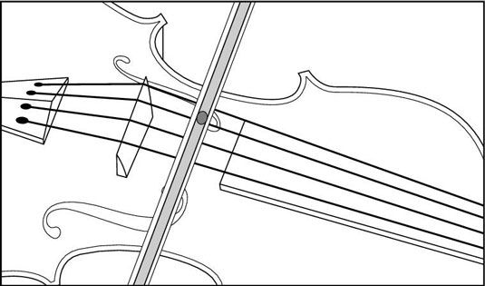 Comment trouver le point pour votre violon de contact's bow