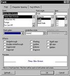 Photographie - Comment formater le texte dans Windows XP