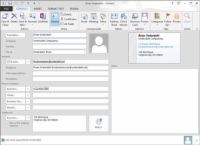 Comment faire parvenir une carte d'affaires dans Outlook 2013