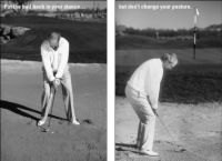 Comment frapper une balle de golf qui's buried in sand