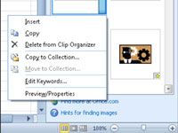 Comment insérer des images clipart dans une feuille de calcul Excel 2010