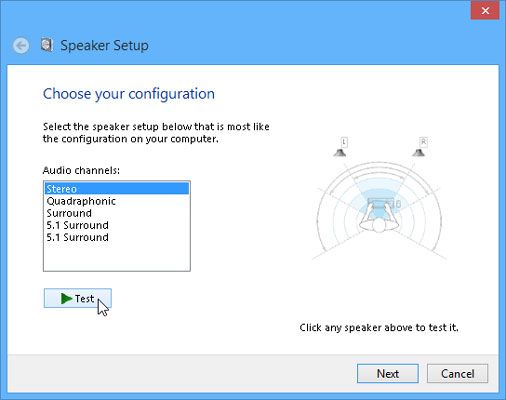 Photographie - Comment faire pour installer ou configurer haut-parleurs dans Windows 8