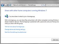 Comment rejoindre un groupe résidentiel sur un réseau de Windows 7 à la maison