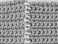 Comment rejoindre coutures crochet avec whipstitch