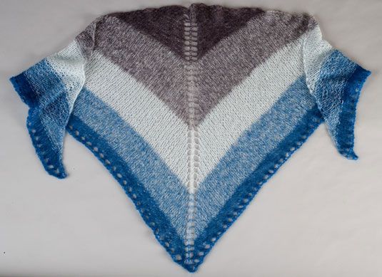 Photographie - Comment tricoter un châle de dentelle