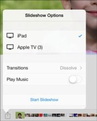 Comment lancer des diaporamas à partir de votre iPad