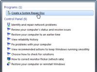 Photographie - Comment faire un système Windows 7 disque de réparation