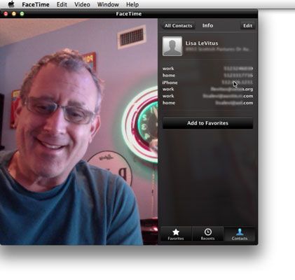 Photographie - Comment faire des appels FaceTime dans Mac OS X Lion