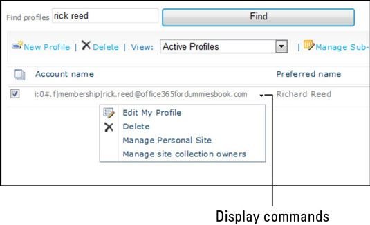 Photographie - Comment gérer les profils des utilisateurs de SharePoint Online