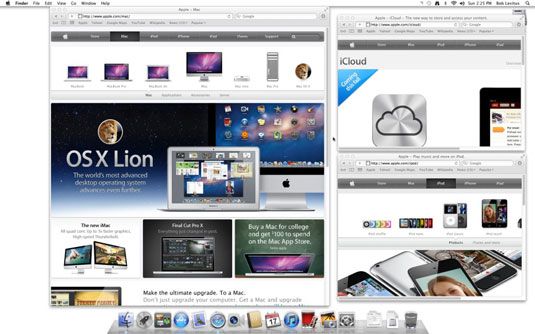 Photographie - Comment gérer les fenêtres dans des espaces dans Mac OS X Lion