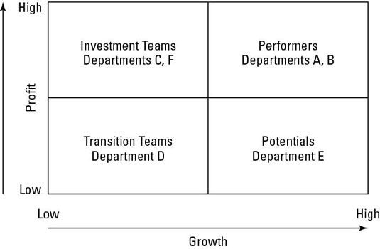 L'équipe / Business Unit Performance Matrix.