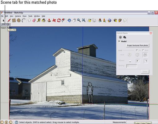 Photographie - Comment modéliser par photo-correspondante dans Google SketchUp 8