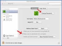 Comment modifier des comptes d'utilisateurs de MacBook