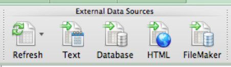 Photographie - Comment déplacer des données provenant de sources externes dans Excel 2011 pour Mac