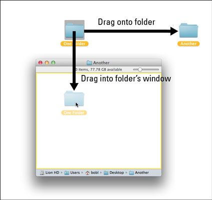 Photographie - Comment déplacer des fichiers et des dossiers dans Mac OS X Lion
