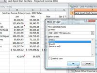 Comment déplacer ou copier des feuilles de calcul Excel 2007 vers d'autres classeurs