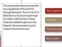Comment faire pour déplacer des objets PowerPoint 2007 sur une diapositive