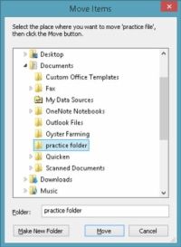 Comment déplacer les fenêtres 8.1 fichiers d'un dossier à l'autre