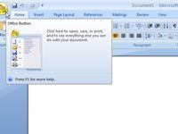 Comment ouvrir un document dans Word 2007