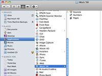 Comment ouvrir un document de pages existant dans Mac Snow Leopard