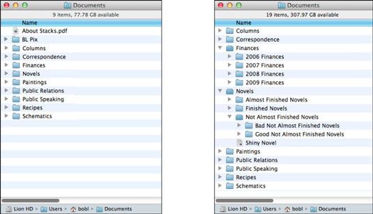 Photographie - Comment organiser les fichiers des sous-dossiers dans Mac OS X Lion
