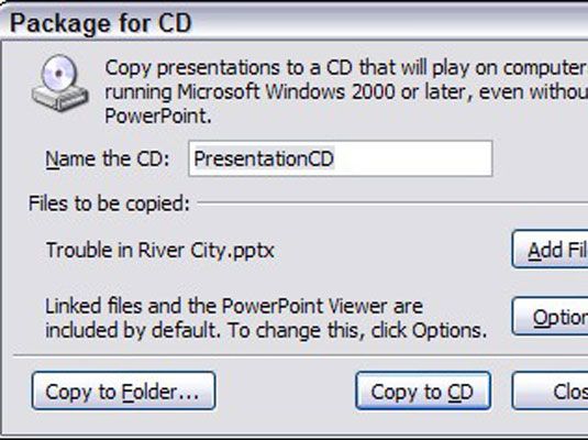 Photographie - Comment emballer votre présentation PowerPoint 2007 sur un CD
