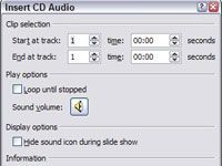 Comment jouer une piste d'un CD lors de votre présentation PowerPoint 2007