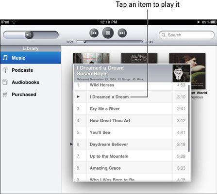 Photographie - Comment jouer de la musique sur votre iPad avec l'application iPod