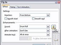 Comment jouer des sons avec des animations dans les présentations PowerPoint 2007